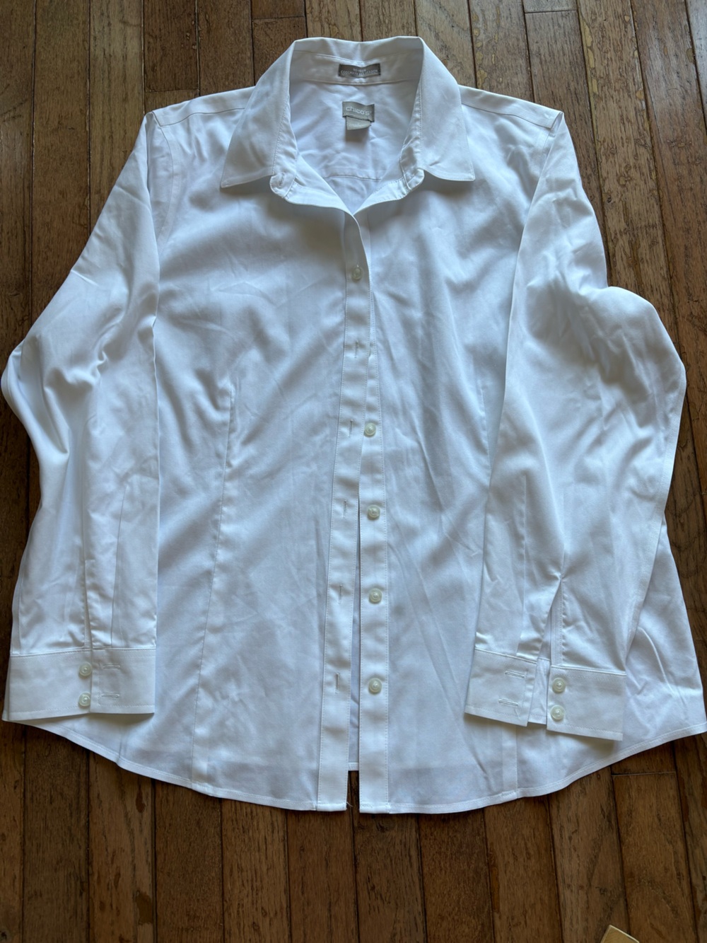 Womens Chico's Button-Down Dress Shirt size 2